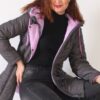 Z6660 DEWBERRY WOMEN'S COAT-ANTHRACITE