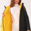 Z6660 DEWBERRY WOMEN'S COAT-BLACK