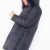 Z6668 DEWBERRY WOMEN'S COAT-NAVY BLUE