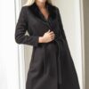 Z6671 DEWBERRY WOMEN'S COAT-BLACK-1