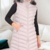Z6684 DEWBERRY WOMEN'S VEST-GREY-2