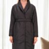 Z6688 DEWBERRY WOMEN'S COAT-BLACK-1