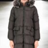 Z6706 DEWBERRY WOMEN'S COAT-BLACK-1