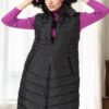 Z6752 DEWBERRY WOMEN'S VEST-BLACK-1