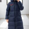 Z6756 DEWBERRY LADIES' INFLATABLE COAT-NAVY-1