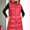 Z6757 DEWBERRY WOMEN'S VEST-BURGUNDY-1