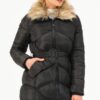Z6767 DEWBERRY WOMEN'S COAT-BLACK