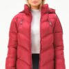 Z6769 DEWBERRY WOMEN'S COAT-BURGUNDY