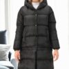 Z6772 DEWBERRY SHORTENABLE LADIES' COAT-BLACK-1
