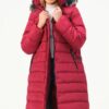 Z6779 DEWBERRY WOMEN'S COAT-BURGUNDY
