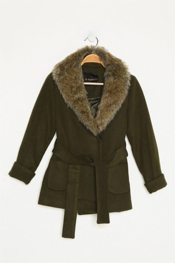 Z8001 DEWBERRY GIRLS' COAT-KHAKI