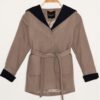 Z8002 DEWBERRY GIRLS COAT-BEIGE