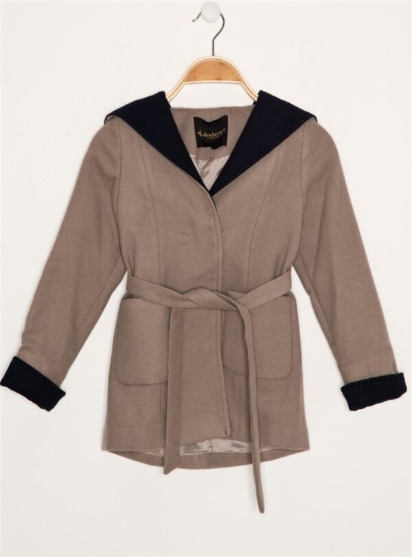 Z8002 DEWBERRY GIRLS COAT-BEIGE