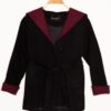 Z8002 DEWBERRY GIRLS' COAT-BLACK