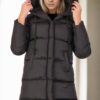 Z9687 DEWBERRY WOMEN'S COAT-BLACK
