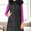 Z9741 DEWBERRY WOMEN'S VEST-BLACK