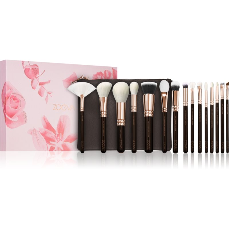 ZOEVA The Artists Brush Set Rose Golden Edition Utazó ecsetkészlet táskával-Ár