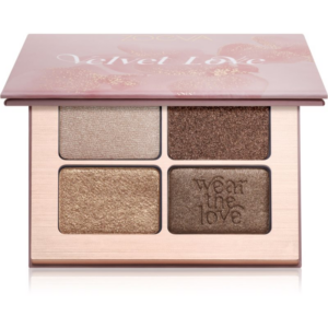 ZOEVA Velvet Love Eyeshadow Quad szemhéjfesték paletta árnyalat Bronze Espresso Eyes 4x1