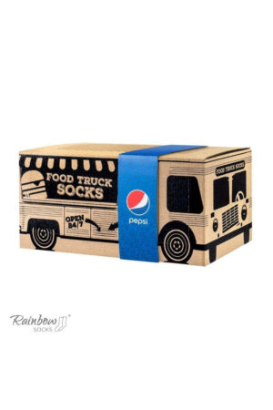 ZOOKSY/RAINBOW SOCKS Pepsi x Rainbow Socks Food Truck Socks készlet 3 pár