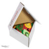 ZOOKSY/RAINBOW SOCKS Rainbow Socks 1 pár vegetáriánus pizzazokni