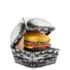 ZOOKSY/RAINBOW SOCKS Rainbow Socks Burger Socks 2 pár