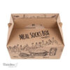 ZOOKSY/RAINBOW SOCKS Rainbow Socks Meal Socks Box Burger Fries Sör 5 pár