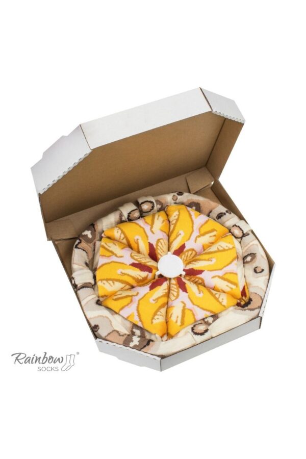 ZOOKSY/RAINBOW SOCKS Rainbow Socks Pizza 4 pár hawaii