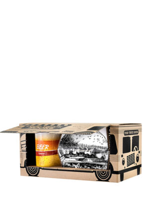 ZOOKSY/RAINBOW SOCKS Szett Food Truck Socks Box Beer Burger 3 pár