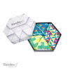 ZOOKSY/RAINBOW SOCKS Szivárvány zokni 3 Pár geometriai mintával