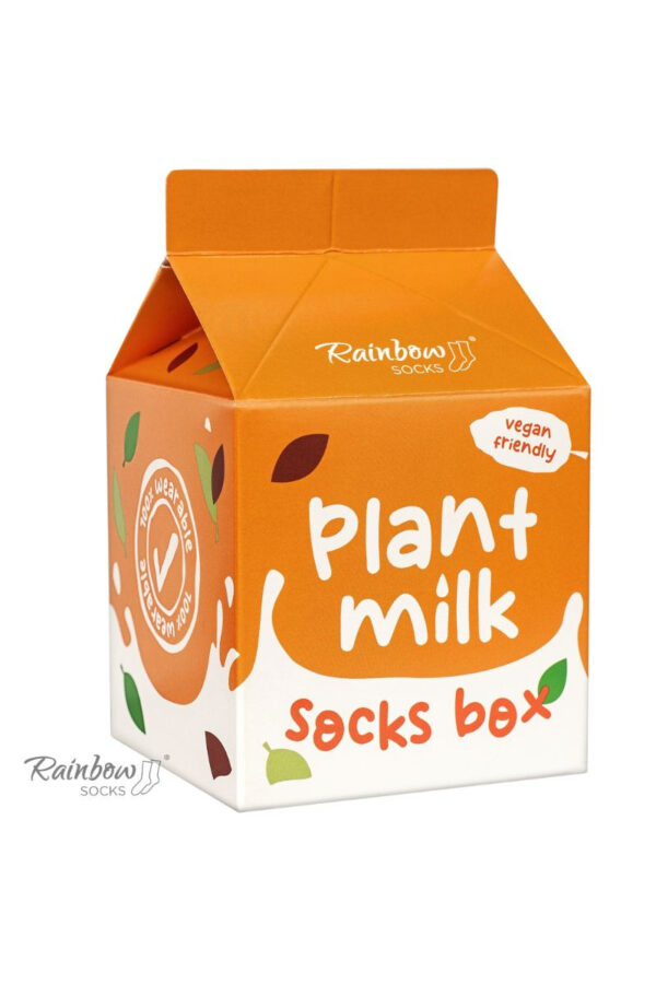 ZOOKSY/RAINBOW SOCKS Zokni NÖVÉNYI TEJ Rainbow Zokni