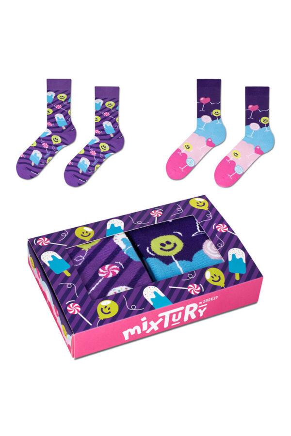 ZOOKSY/RAINBOW SOCKS Zoknikészlet Zooxy mixTURY Sweets 2 Pair