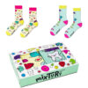 ZOOKSY/RAINBOW SOCKS Zoknikészlet Zooxy mixTURY orgonák 2 pár