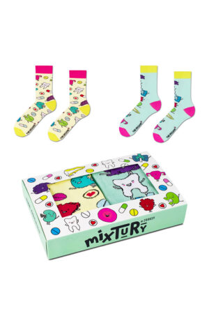 ZOOKSY/RAINBOW SOCKS Zoknikészlet Zooxy mixTURY orgonák 2 pár