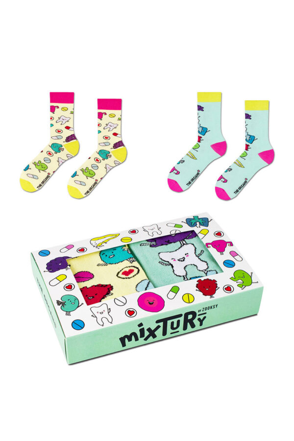 ZOOKSY/RAINBOW SOCKS Zoknikészlet Zooxy mixTURY orgonák 2 pár