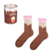 ZOOKSY/RAINBOW SOCKS Zooxy Terry meleg téli csokoládé zokni