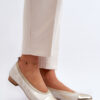 Zazoo 2890 Bőr Balerina Gold Distressed