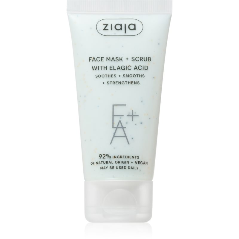 Ziaja Face Mask + Scrub with Elagic Acid peeling maszk 55 ml-Ár