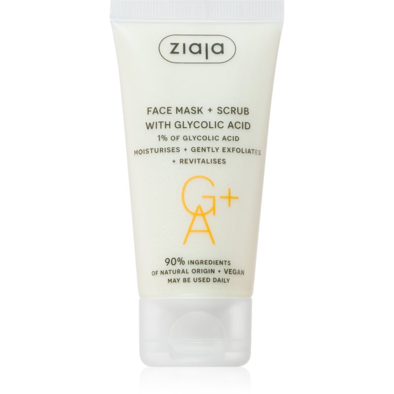 Ziaja Face Mask + Scrub with Glycolic Acid peeling maszk 55 ml-Ár