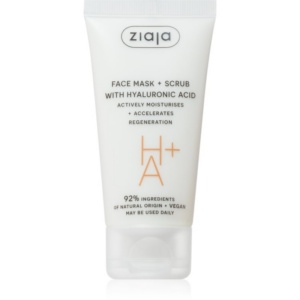 Ziaja Face Mask + Scrub with Hyaluronic Acid peeling maszk 55 ml-Ár