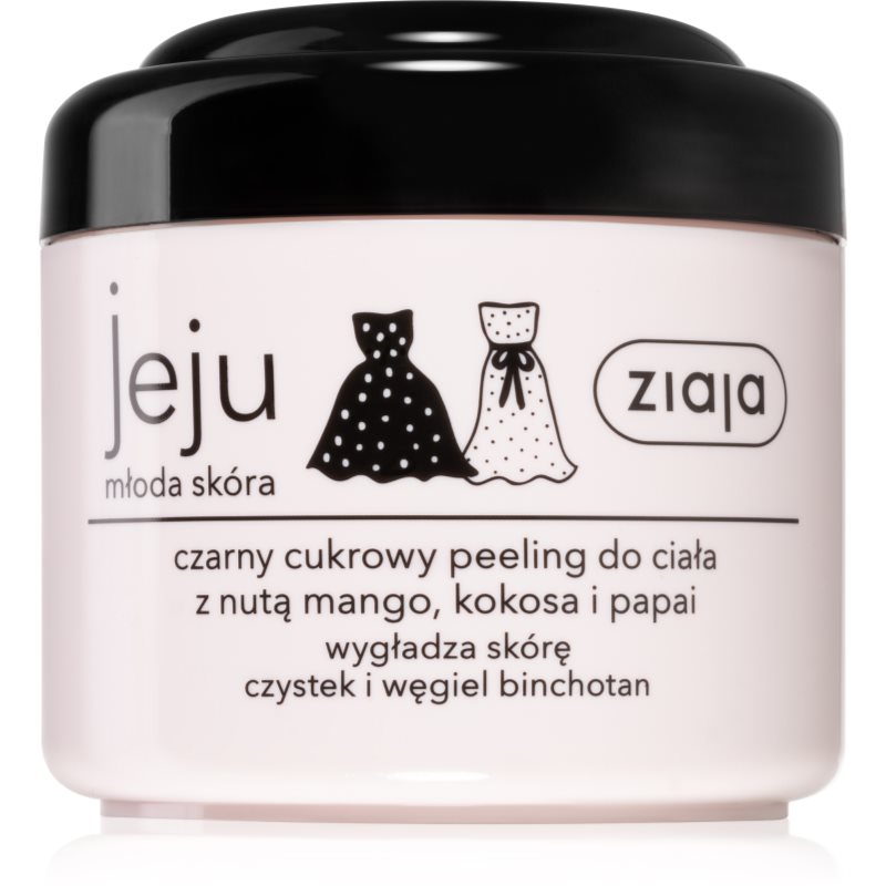 Ziaja Jeju Young Skin cukros test peeling fekete 200 ml-Eredeti