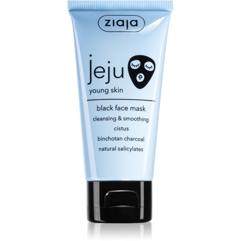 Ziaja Jeju Young Skin tisztító fekete maszk a fiatal arcbőrre 50 ml-Eredeti