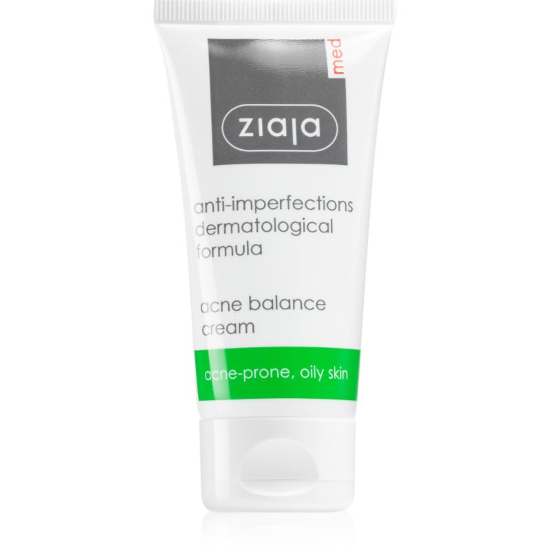 Ziaja Med Antibacterial Care helyi ápolás pattanásos bőrre arcra és testre 50 ml-Eredeti