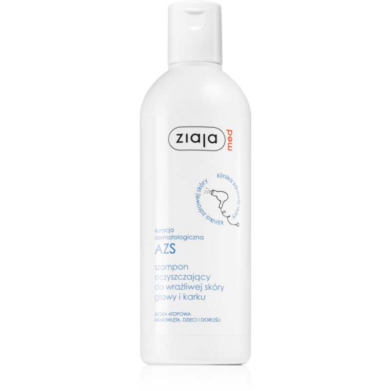Ziaja Med Atopic Dermatitis Care finom állagú tisztító sampon érzékeny fejbőrre 300 ml-Eredeti