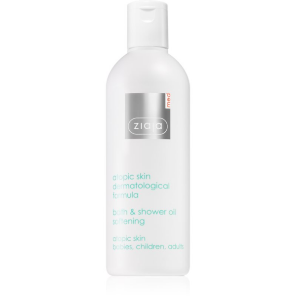 Ziaja Med Atopic Dermatitis Care fürdő- és tusoló olaj atópiás bőrre gyermekeknek és felnőtteknek 270 ml-Eredeti