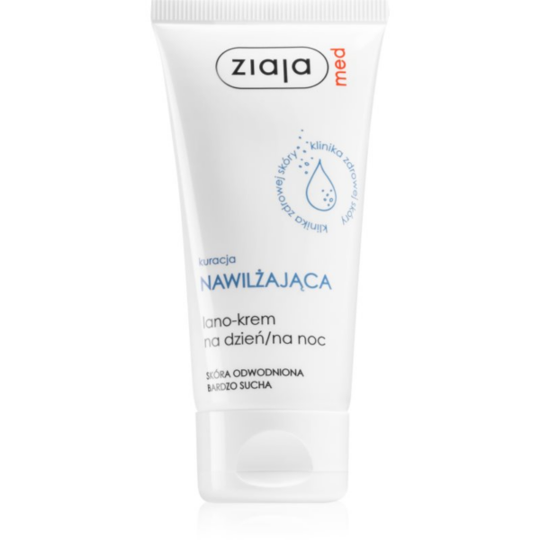 Ziaja Med Hydrating Care tápláló és regeneráló krém dehidratált és nagyon száraz bőrre 50 ml-Eredeti