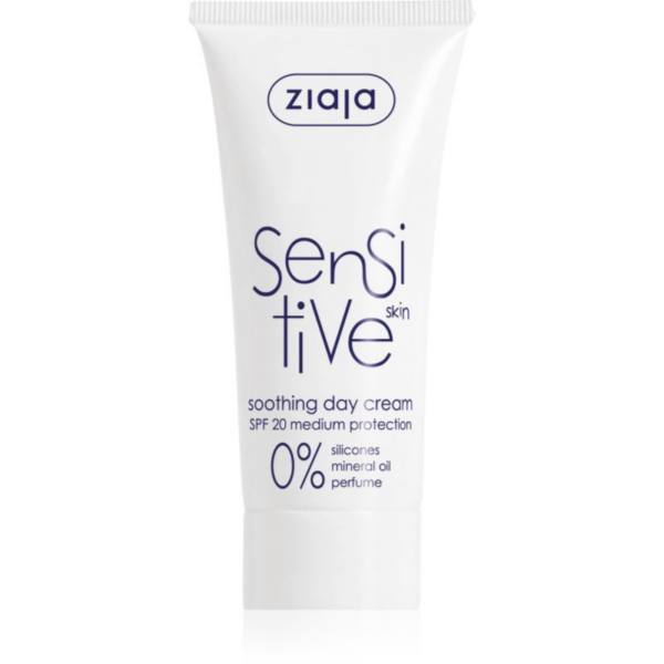 Ziaja Sensitive nyugtató krém száraz és viszkető bőrre SPF 20 50 ml-Eredeti