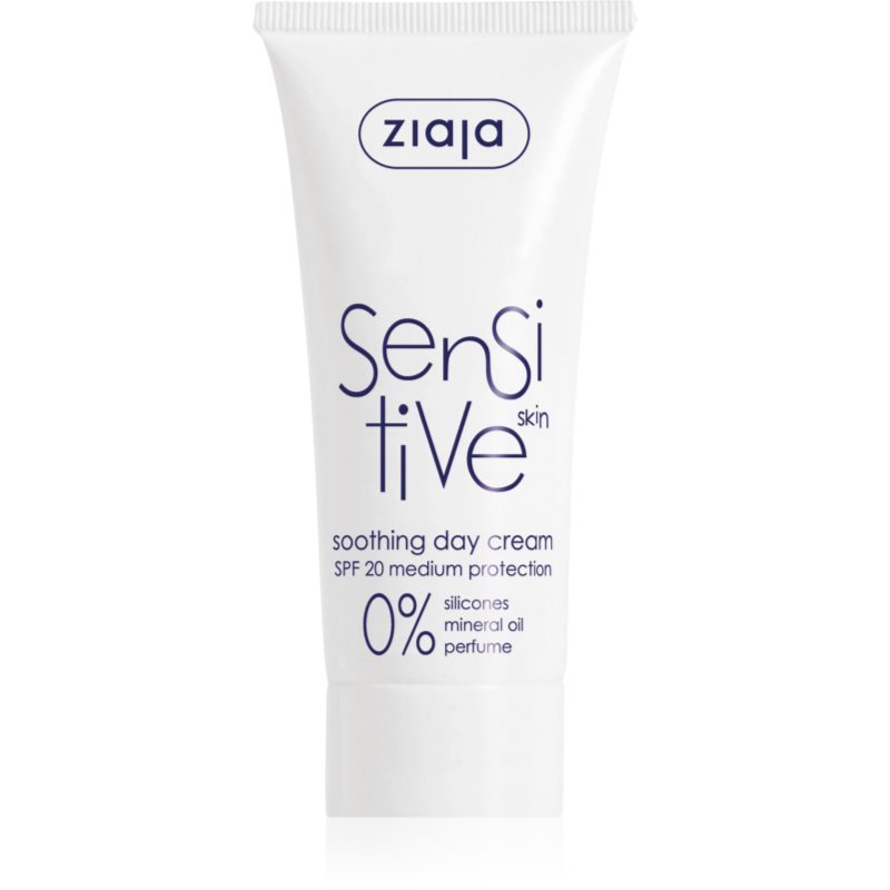 Ziaja Sensitive nyugtató krém száraz és viszkető bőrre SPF 20 50 ml-Eredeti