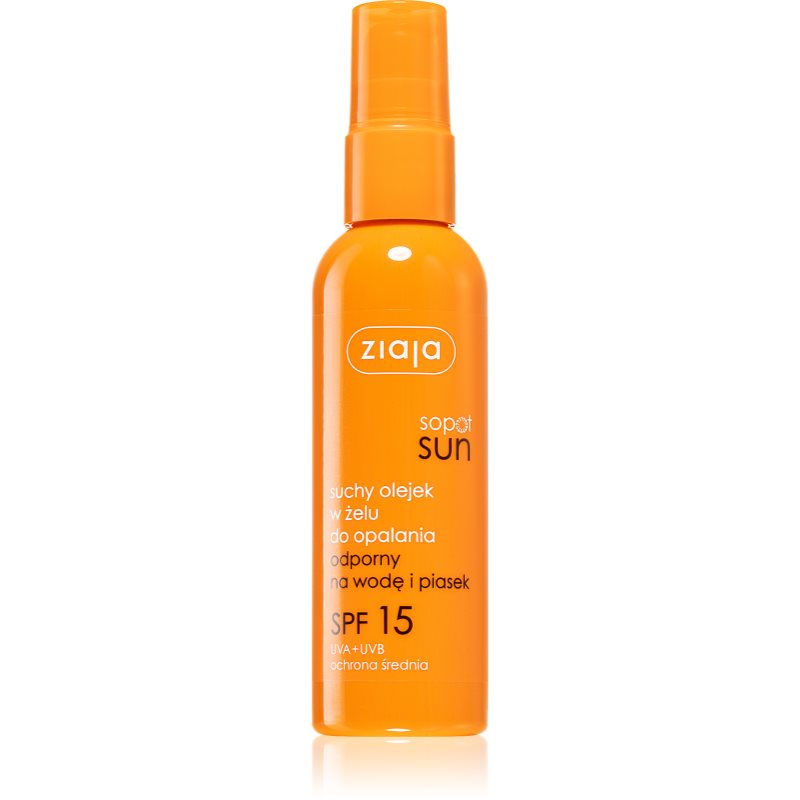 Ziaja Sopot Sun száraz olaj spray napozáshoz SPF 15 90 ml-Ár