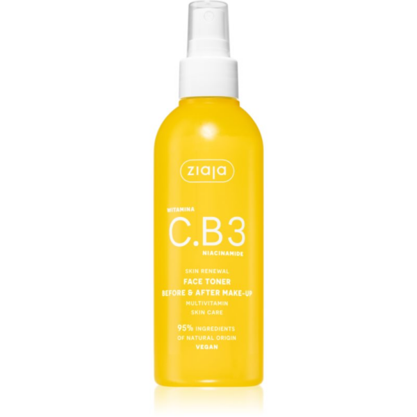 Ziaja Vitamin C.B3 Niacinamide tisztító arc tonik spray -ben 190 ml-Ár