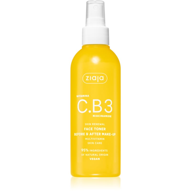 Ziaja Vitamin C.B3 Niacinamide tisztító arc tonik spray -ben 190 ml-Ár